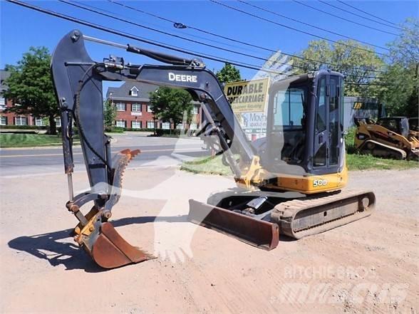 John Deere 50D Mini ekskavatörler, 7 tona dek