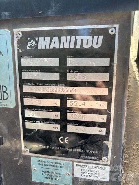 Manitou MT 932 Teleskopik yükleyiciler