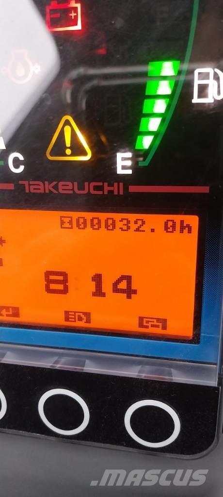 Takeuchi TB 216 A Mini ekskavatörler, 7 tona dek