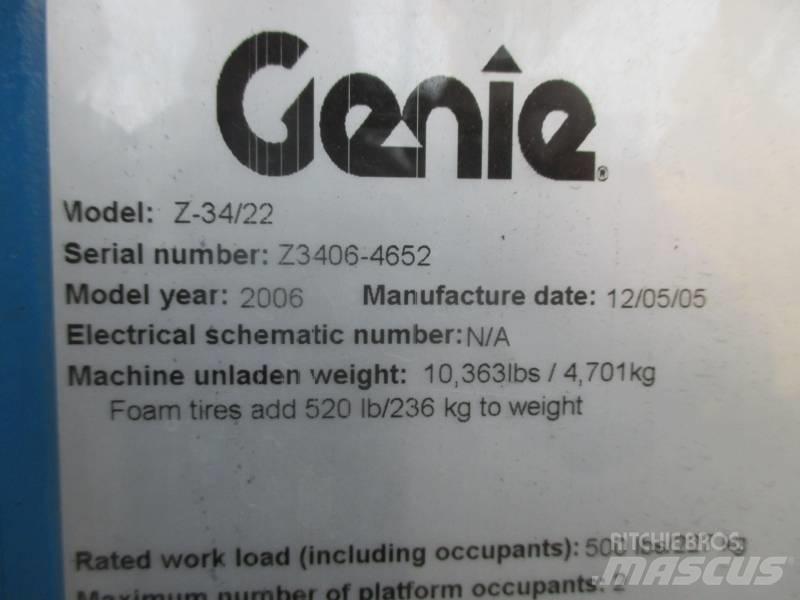 Genie Z 34/22 RT Körüklü personel platformları