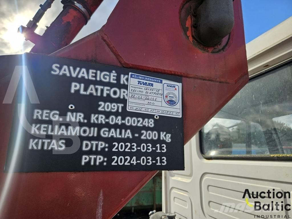 MAN 8.103 Araç üstü platformlar