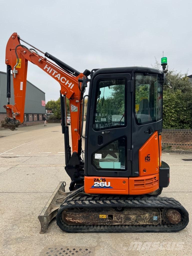 Hitachi zx26 Mini ekskavatörler, 7 tona dek