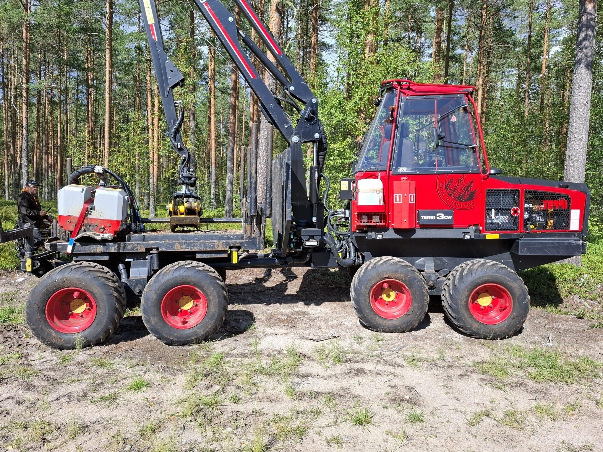 Terri 3cv combi Agaç kesme siyirma makinalari