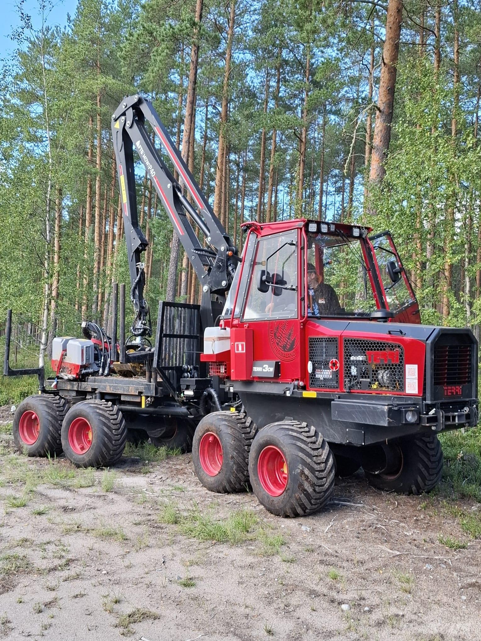 Terri 3cv combi Agaç kesme siyirma makinalari