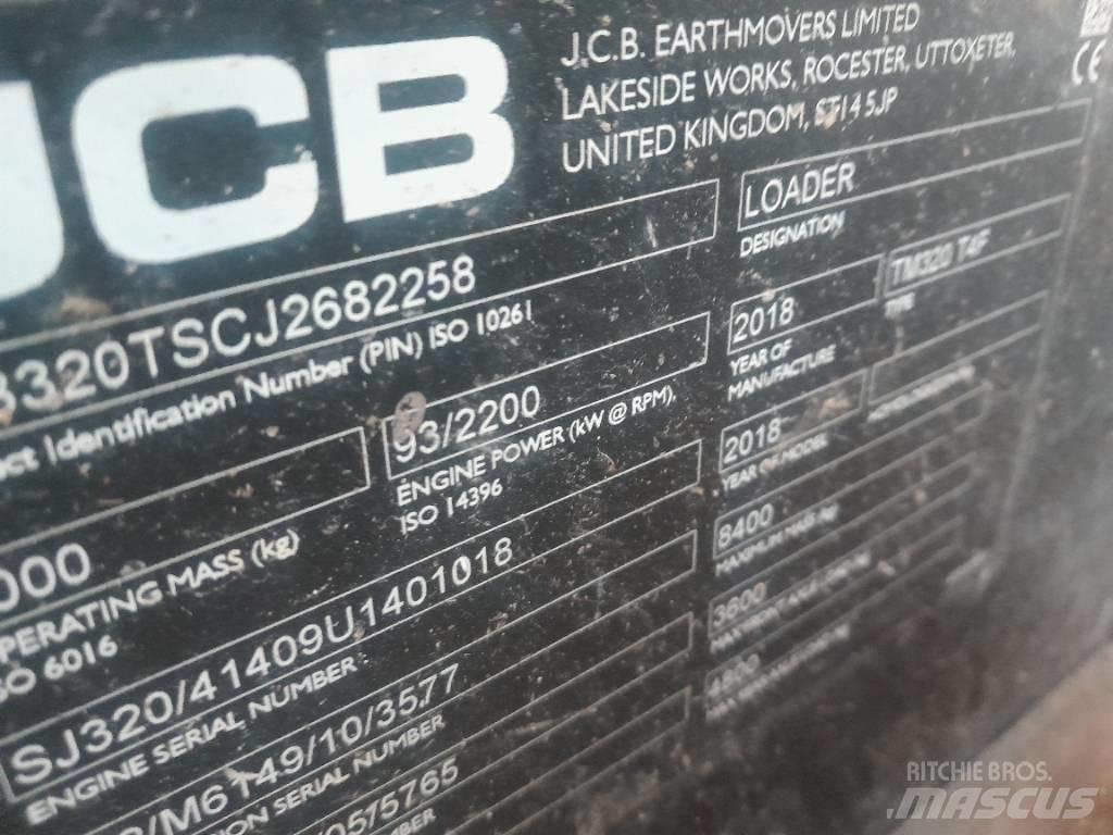 JCB TM 320 Tarimsal teleskopik yükleyiciler