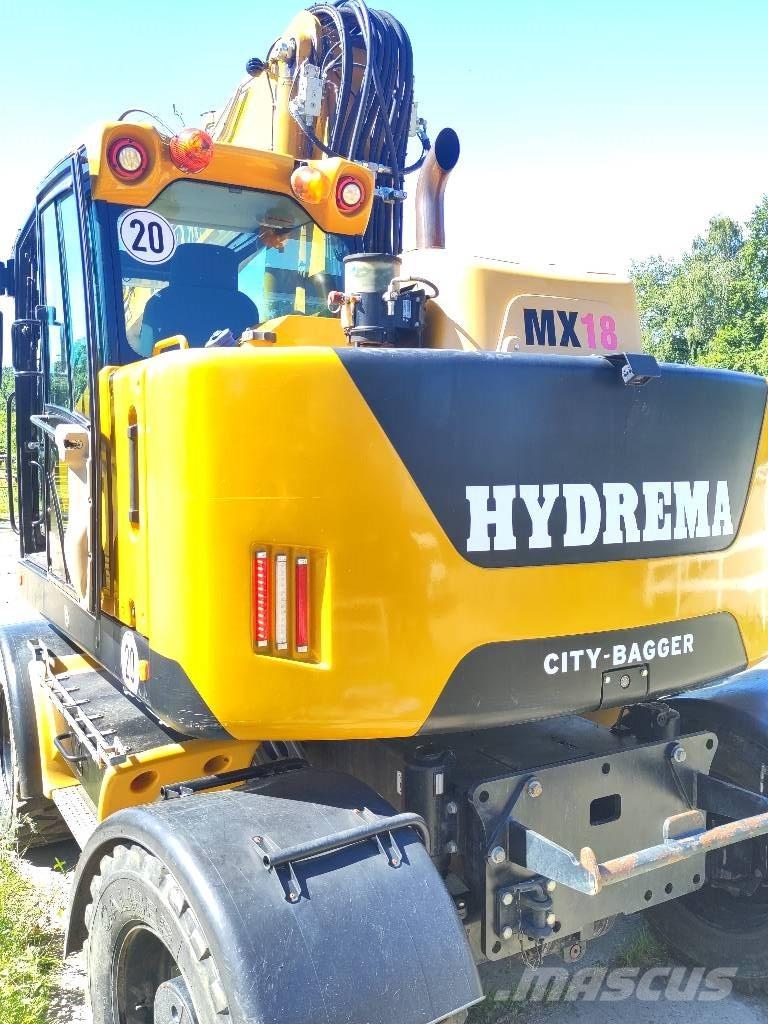 Hydrema MX 18 Lastik tekerli ekskavatörler
