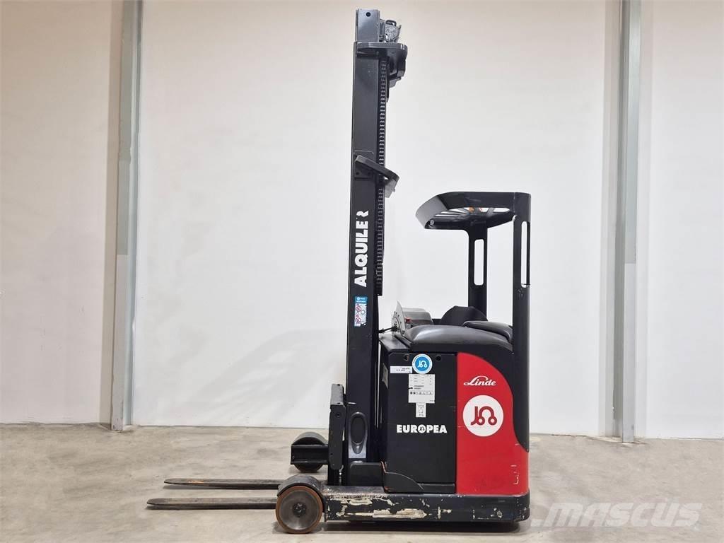 Linde R14HD Reach truck - depo içi istif araçları