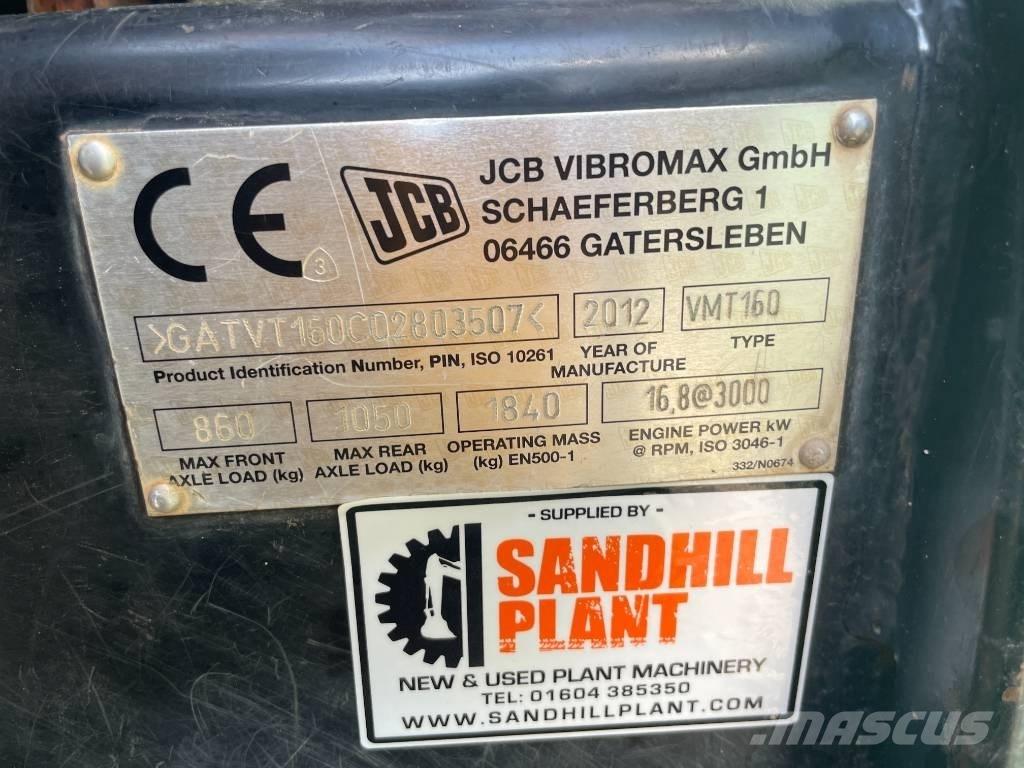 JCB VMT 160-80 Çift tamburlu silindirler