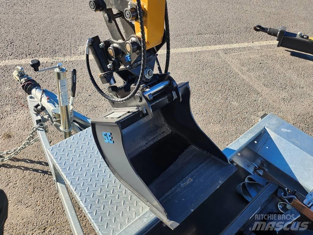 Sany 1.8 T Med Släp Mini ekskavatörler, 7 tona dek