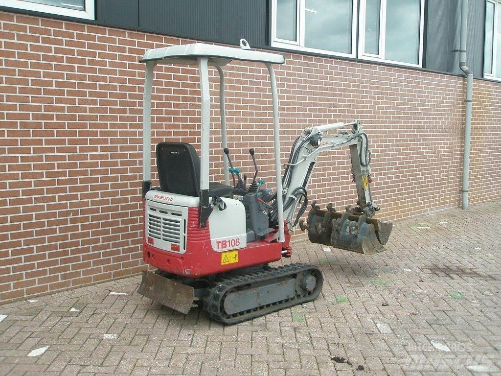 Takeuchi TB108 Mini ekskavatörler, 7 tona dek