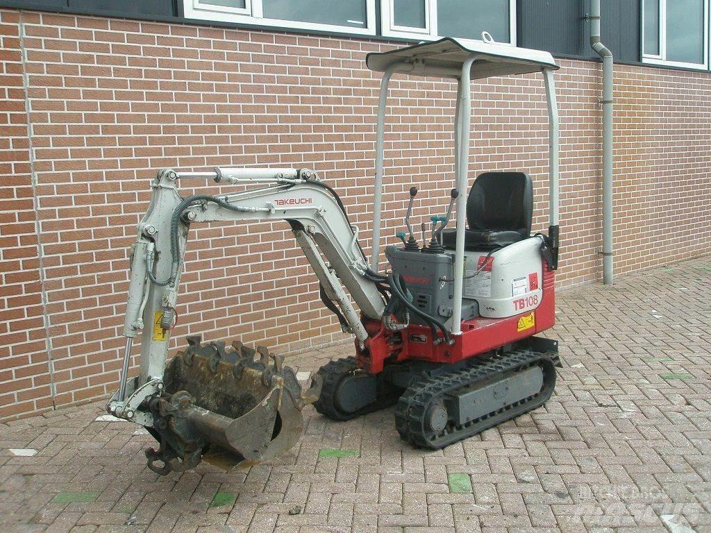 Takeuchi TB108 Mini ekskavatörler, 7 tona dek
