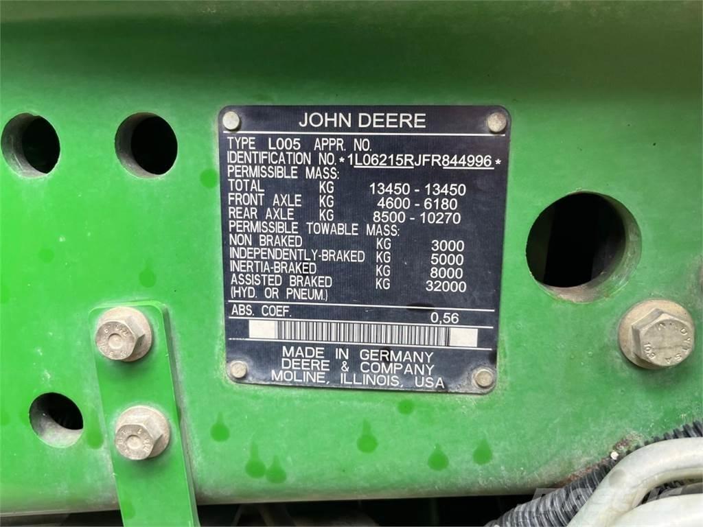 John Deere 6215R Traktörler