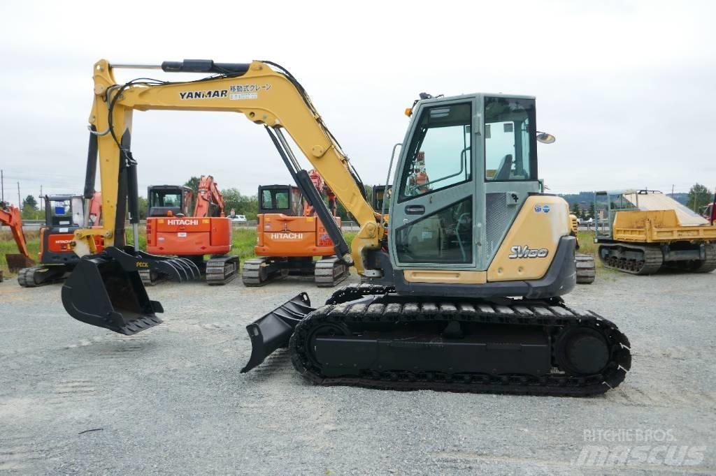 Yanmar SV 100-1 Paletli ekskavatörler