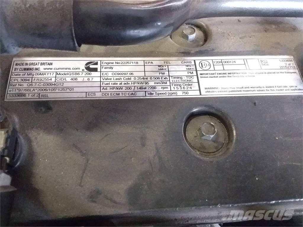 Cummins QSB6.7 Motorlar