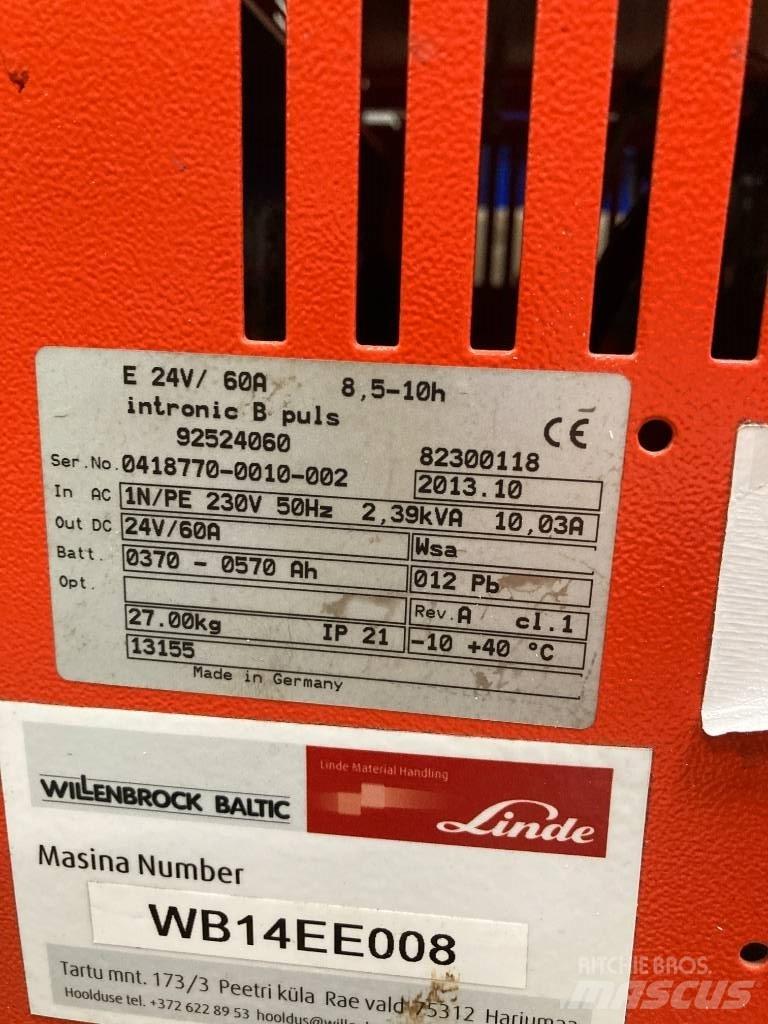 Linde L10AC/1170 Yaya kumandali istif makinasi