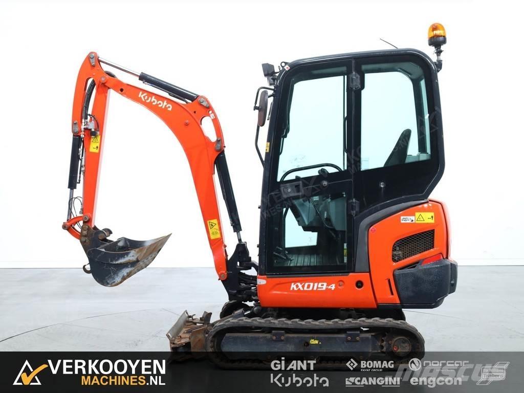 Kubota KX019-4 Mini ekskavatörler, 7 tona dek