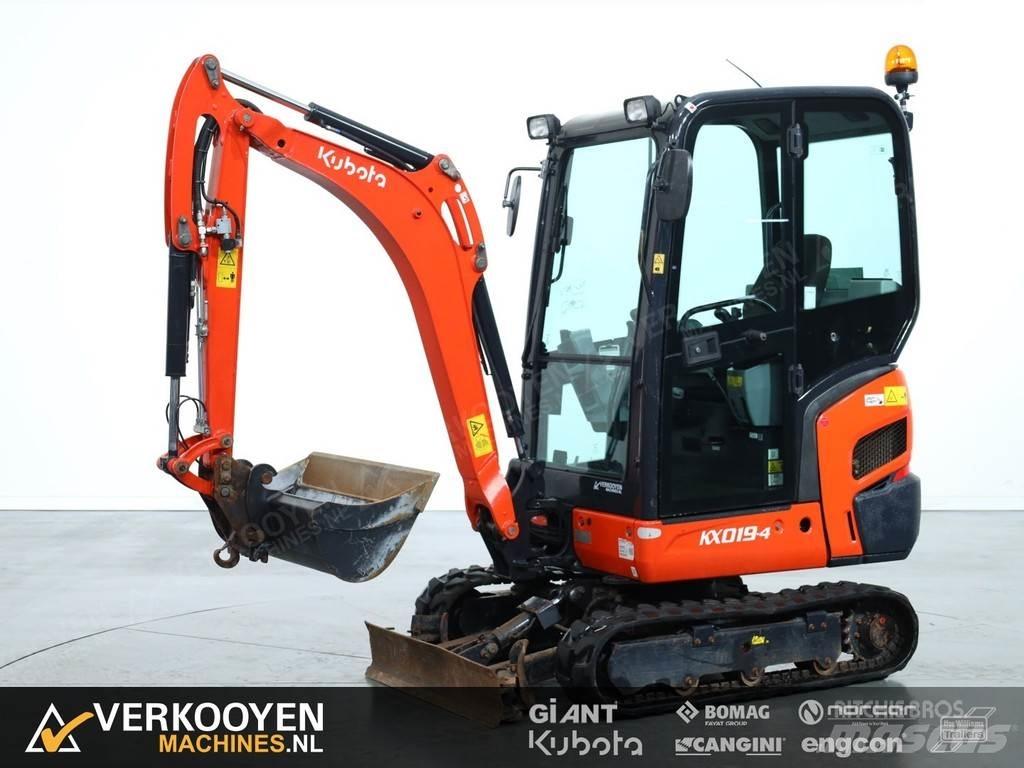 Kubota KX019-4 Mini ekskavatörler, 7 tona dek