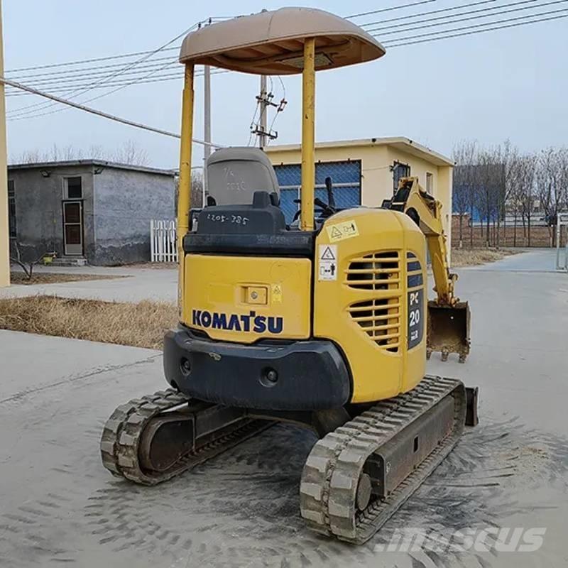 Komatsu PC 20 Mini ekskavatörler, 7 tona dek