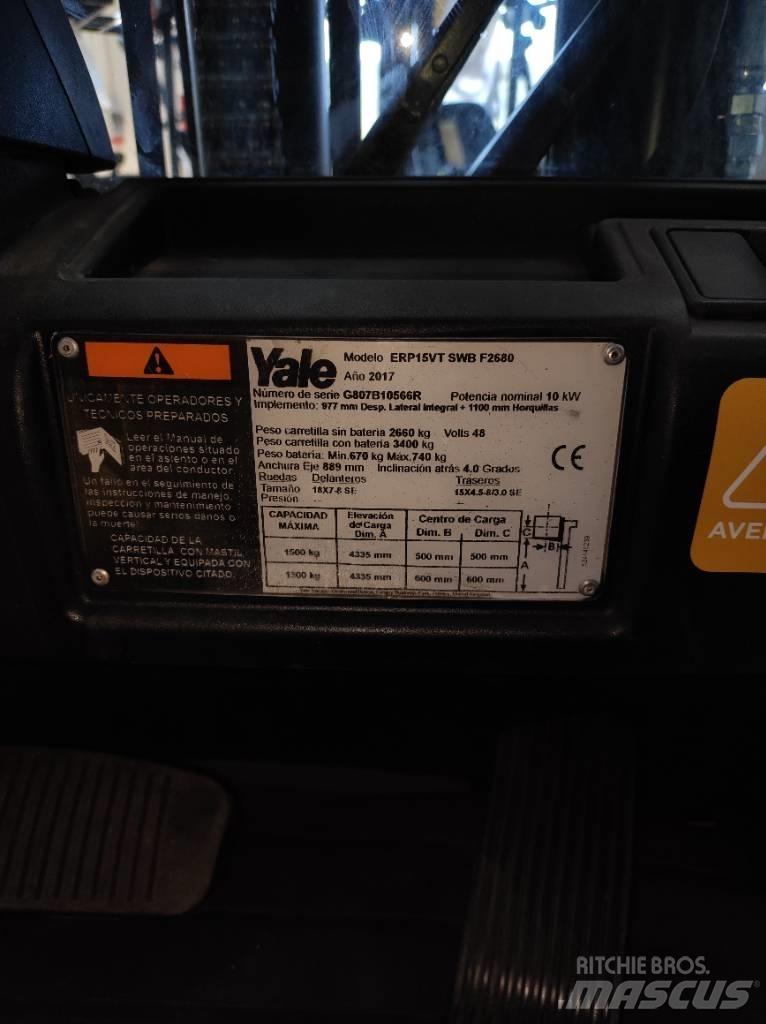 Yale ERP15VT SWB Elektrikli forkliftler