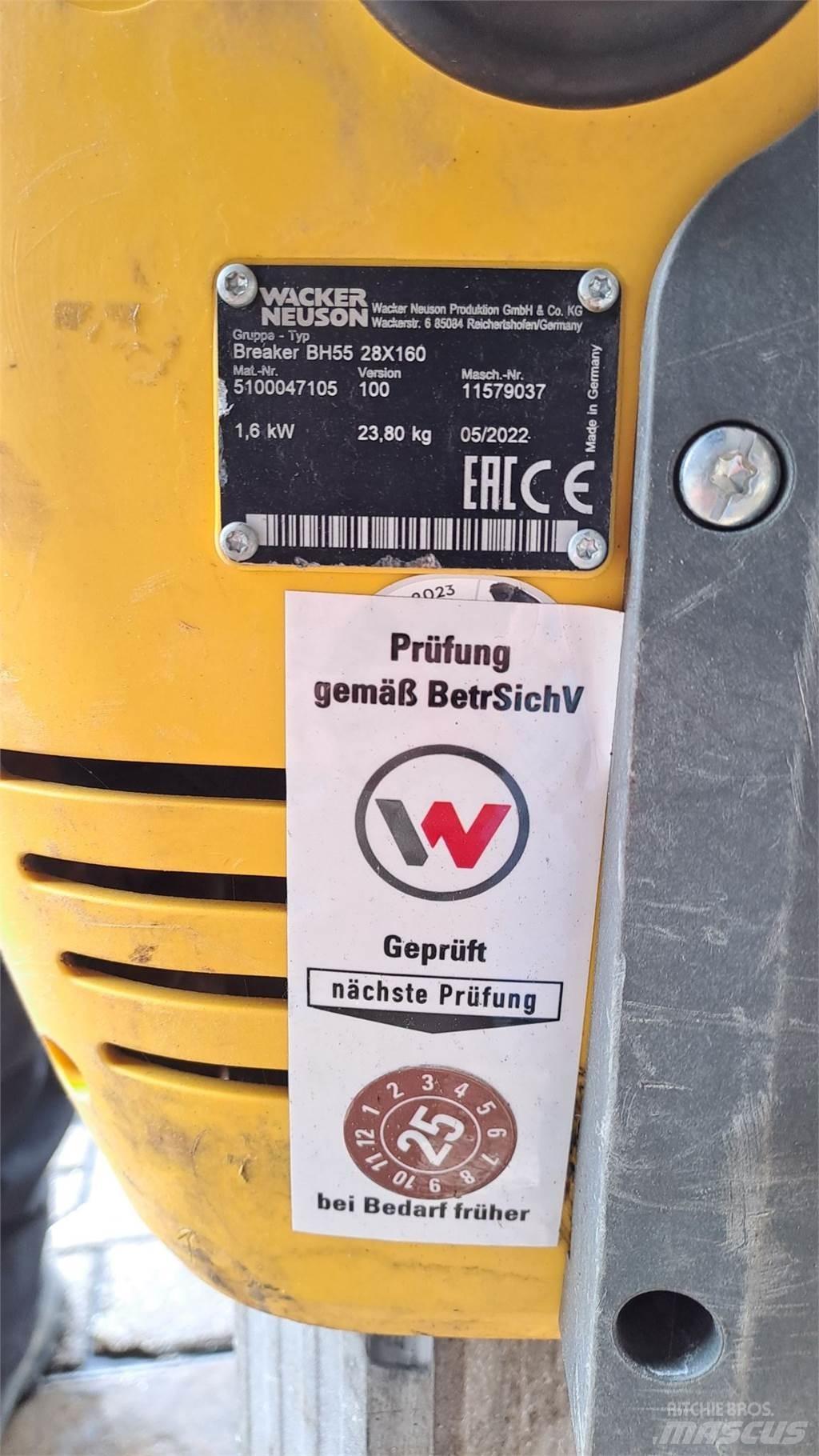 Wacker Neuson BH55 Sıkıştırma tokmakları