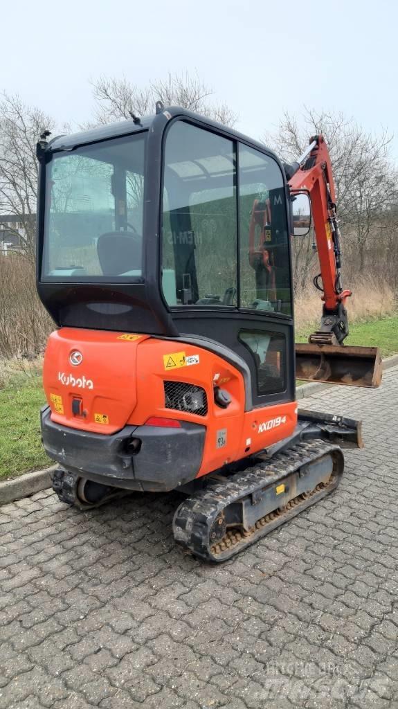 Kubota KX019-4 Mini ekskavatörler, 7 tona dek