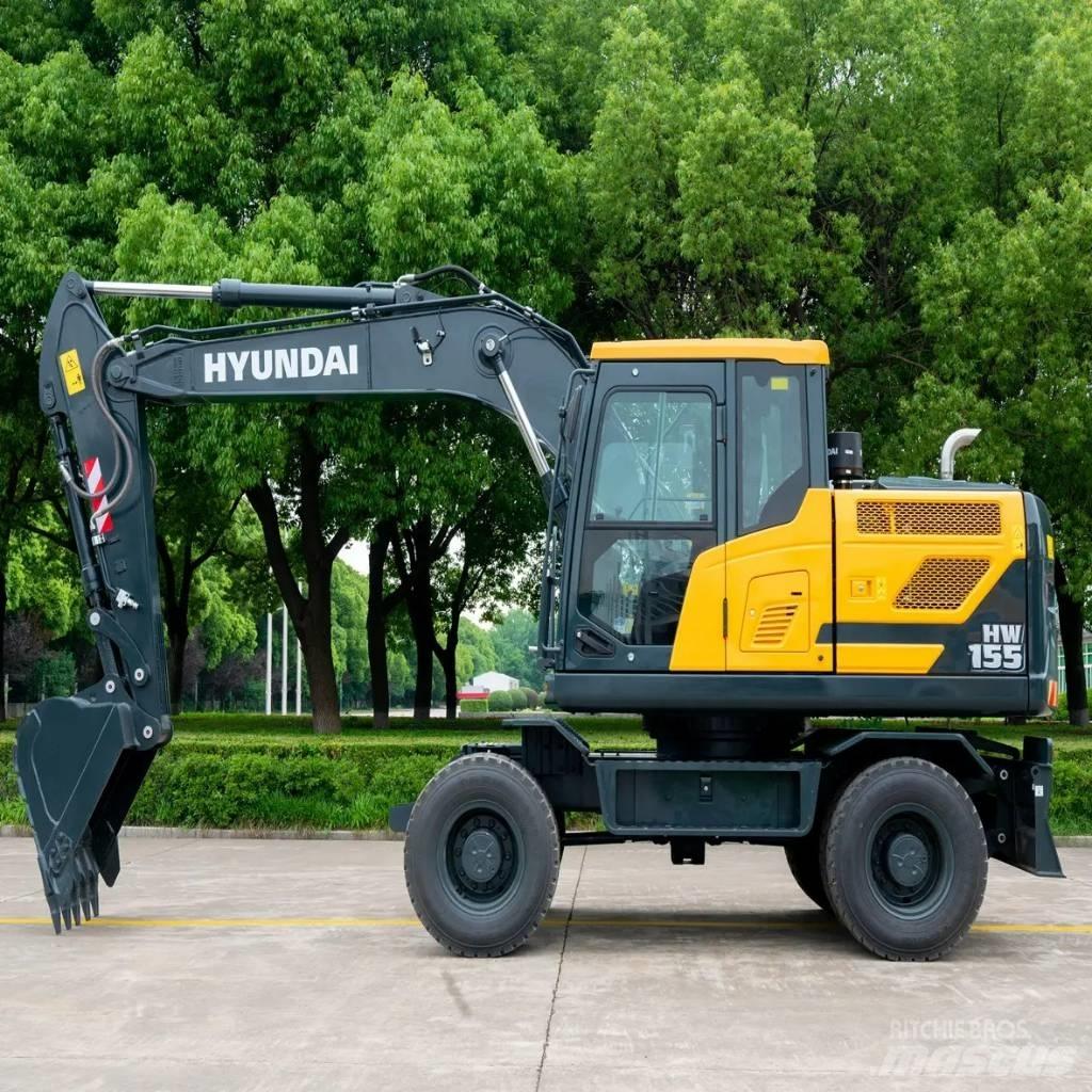 Hyundai HW155 Lastik tekerli ekskavatörler