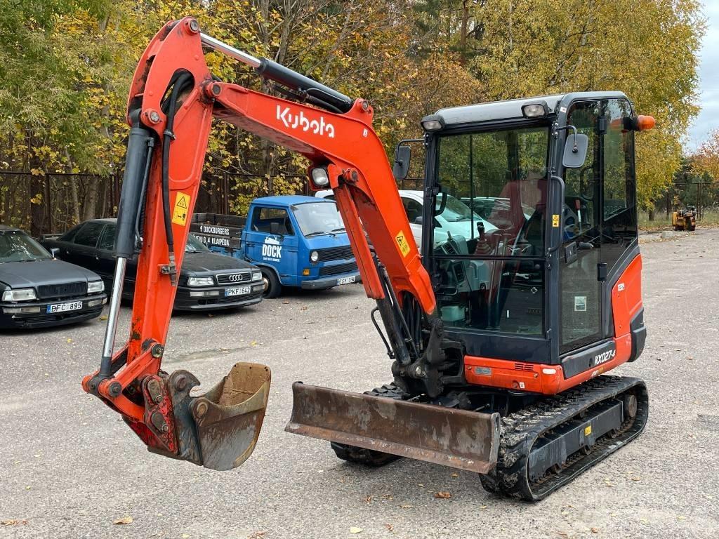 Kubota KX 027-4 Mini ekskavatörler, 7 tona dek