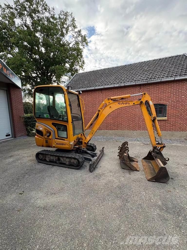 Kubota KX 019-4 Mini ekskavatörler, 7 tona dek