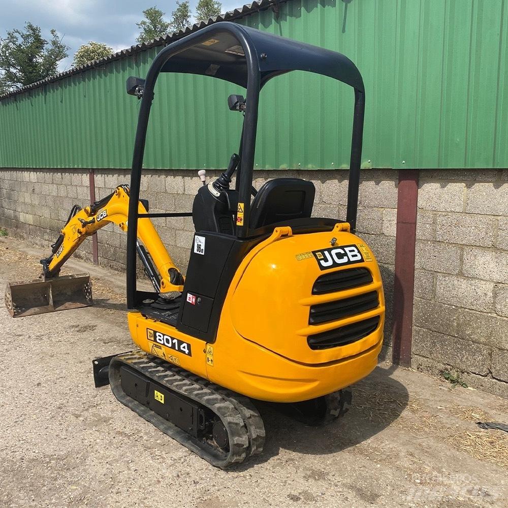 JCB 8014 Mini ekskavatörler, 7 tona dek