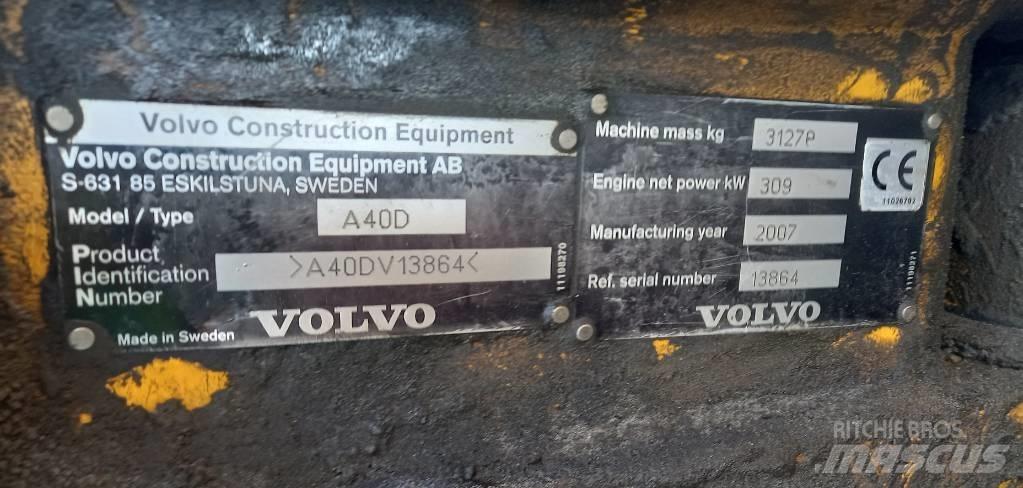 Volvo A 40 D Belden kirma kaya kamyonu
