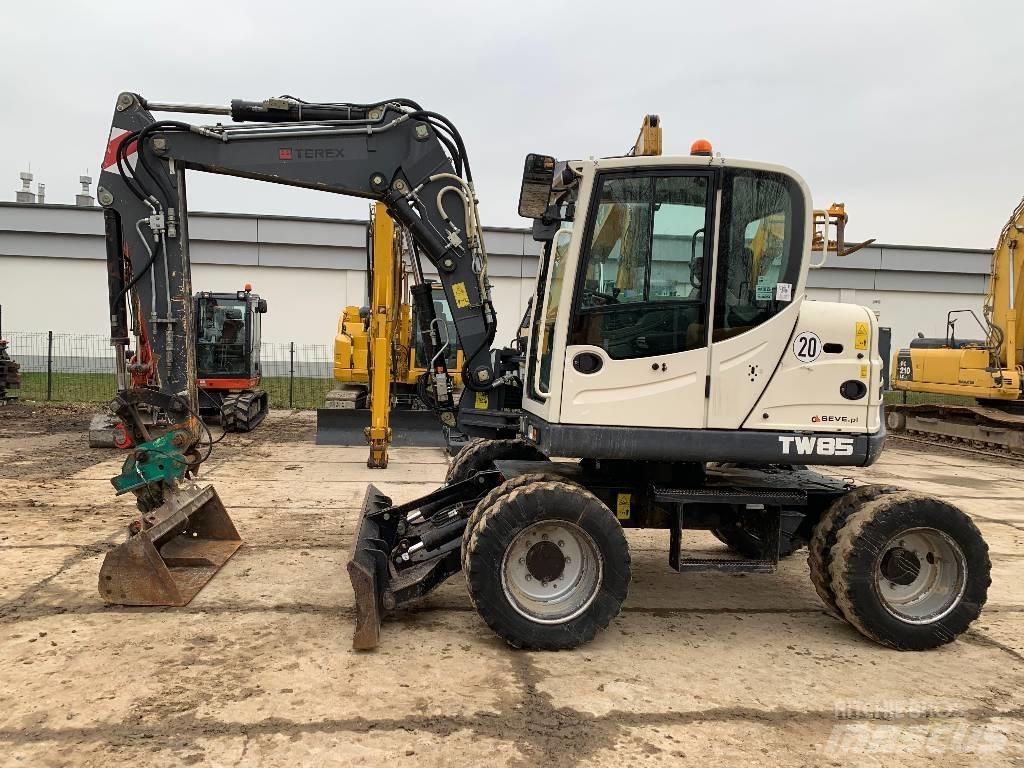 Terex TW 85 Lastik tekerli ekskavatörler