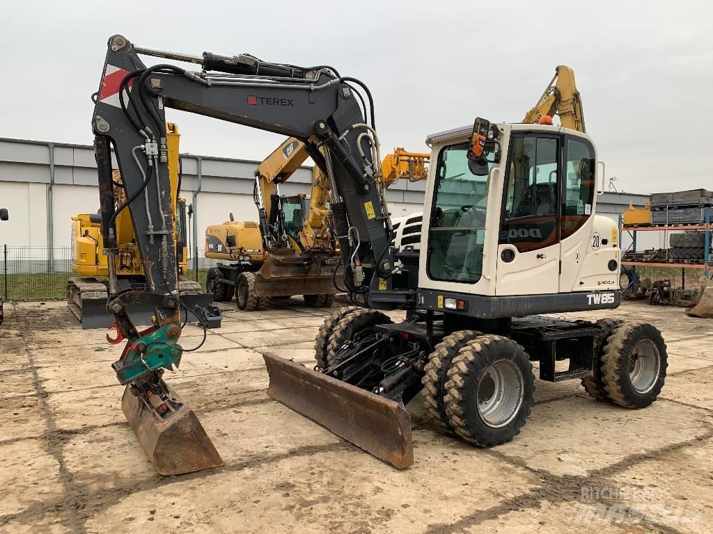 Terex TW 85 Lastik tekerli ekskavatörler