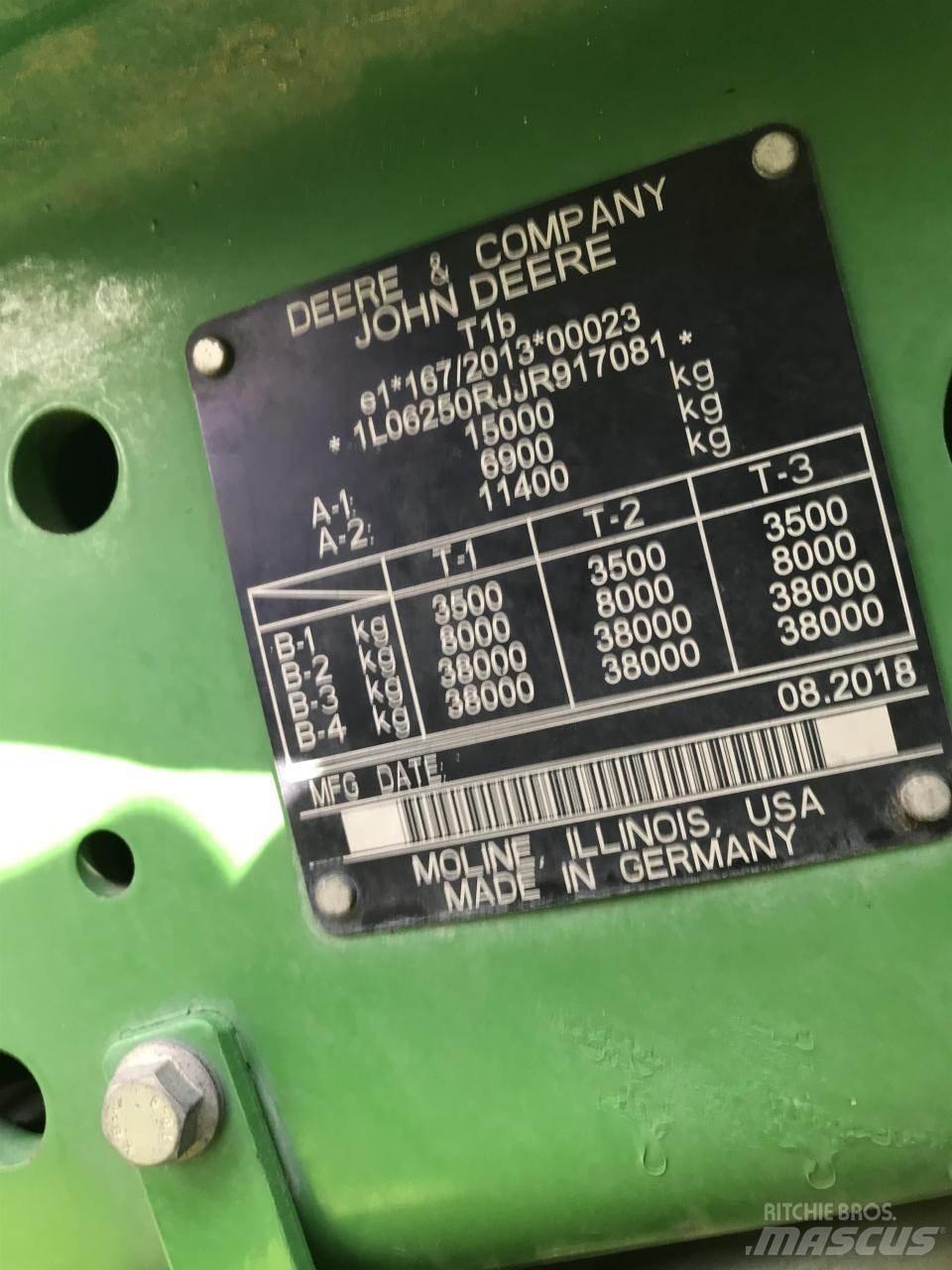John Deere 6250R Traktörler