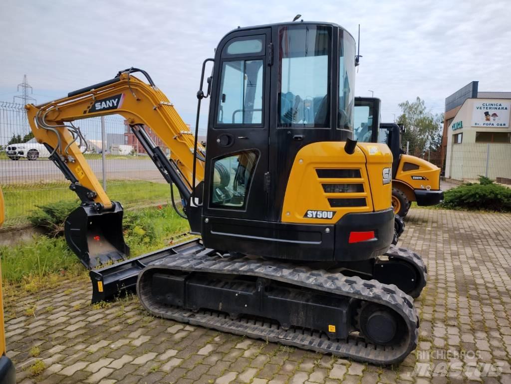 Sany SY 50 U Mini ekskavatörler, 7 tona dek