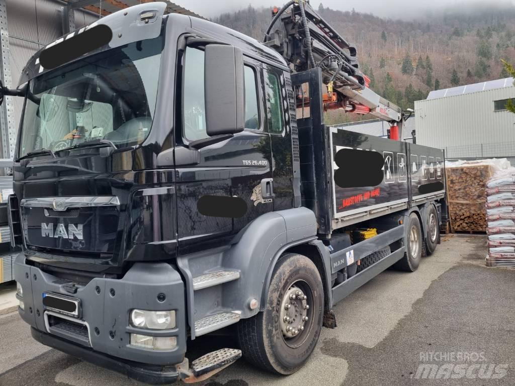 MAN TGS 26.400 Araç üzeri vinçler