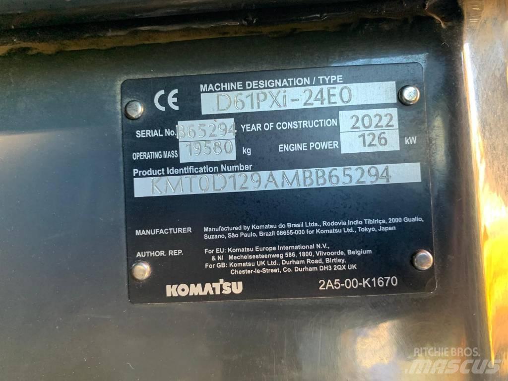 Komatsu D61PXi-24E0 Paletli dozerler