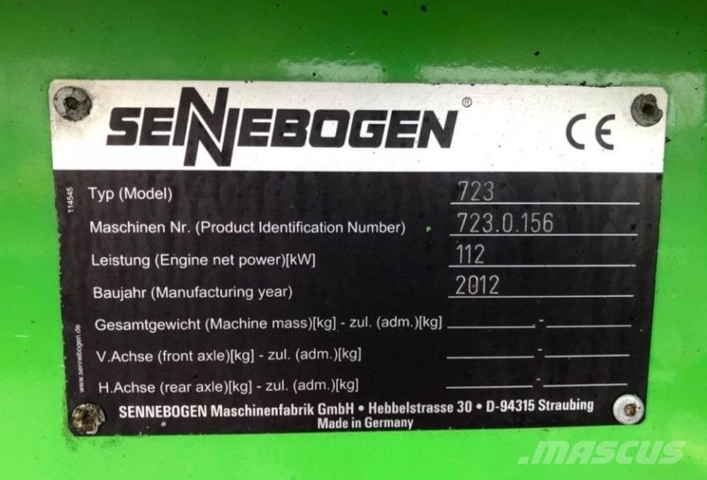 Sennebogen 723 Tekerlekli yükleyiciler