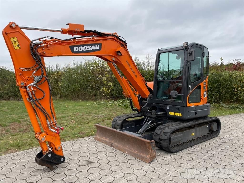 Doosan DX63-3 Mini ekskavatörler, 7 tona dek
