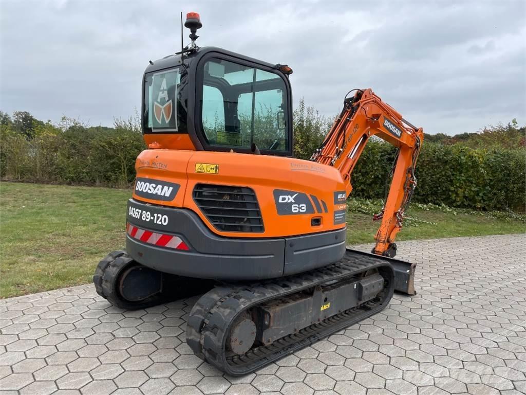 Doosan DX63-3 Mini ekskavatörler, 7 tona dek