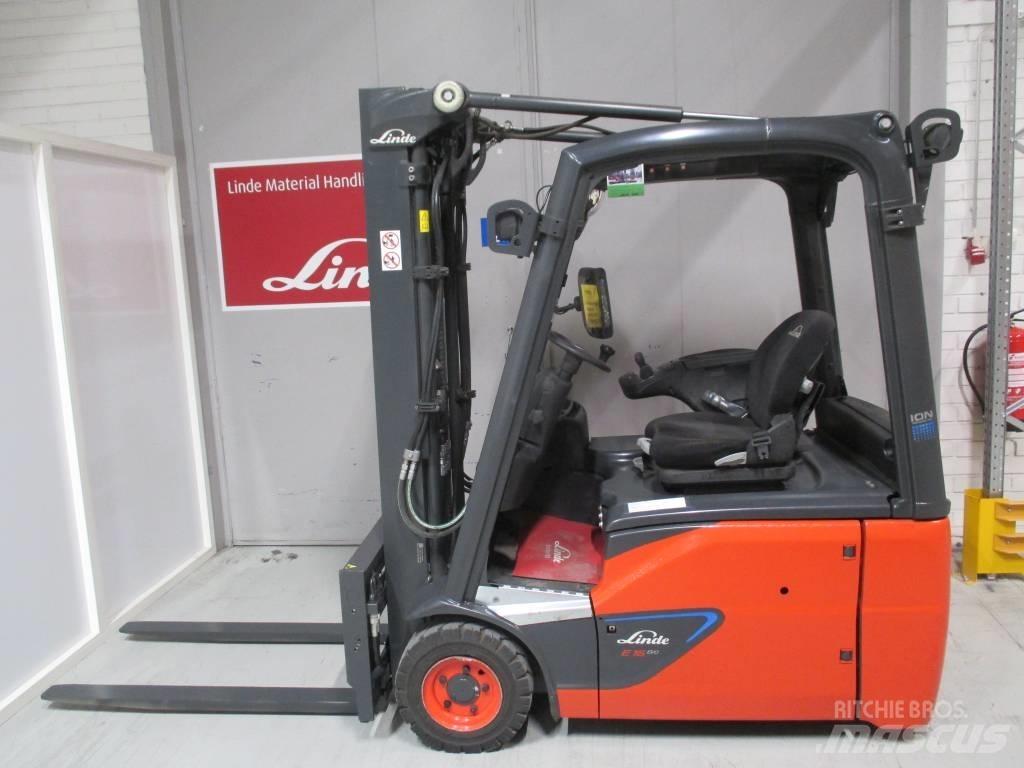 Linde E16 Elektrikli forkliftler