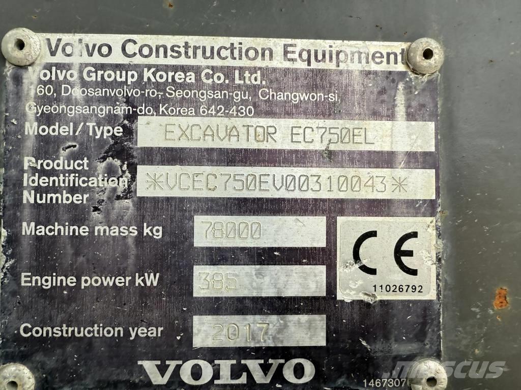 Volvo EC 750 EL Paletli ekskavatörler