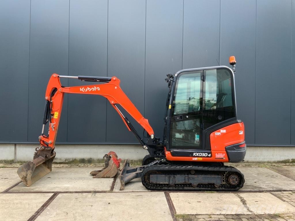 Kubota KX 030-4 Mini ekskavatörler, 7 tona dek