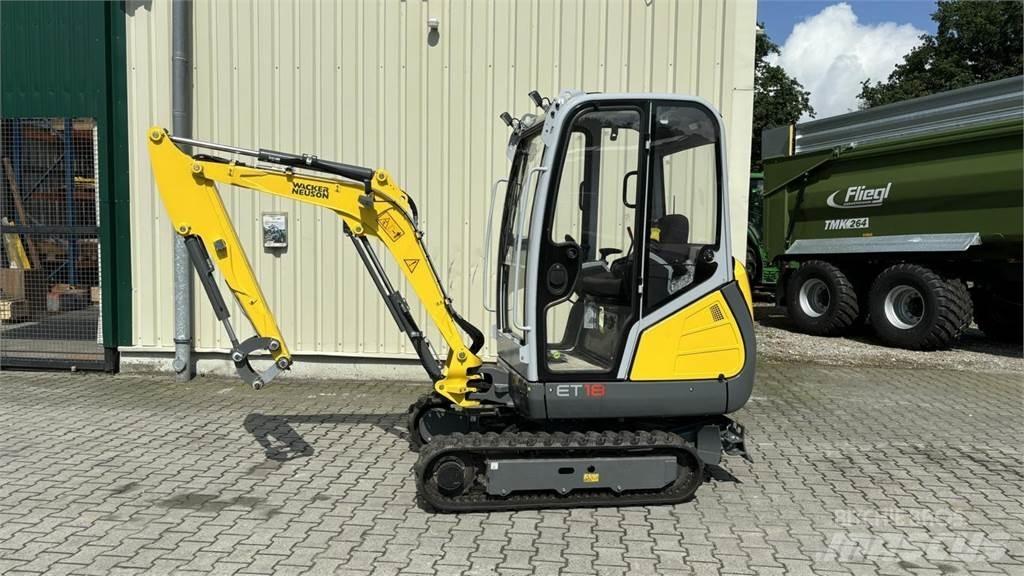 Wacker ET 18 Mini ekskavatörler, 7 tona dek