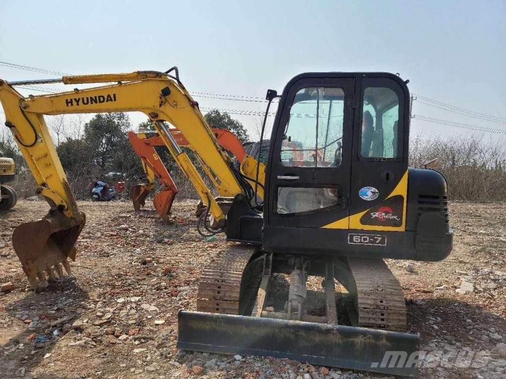 Hyundai R60-7 Mini ekskavatörler, 7 tona dek