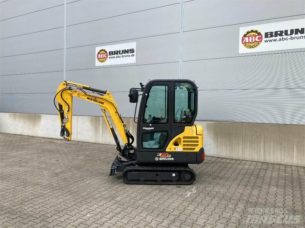 New Holland E 19C Mini ekskavatörler, 7 tona dek