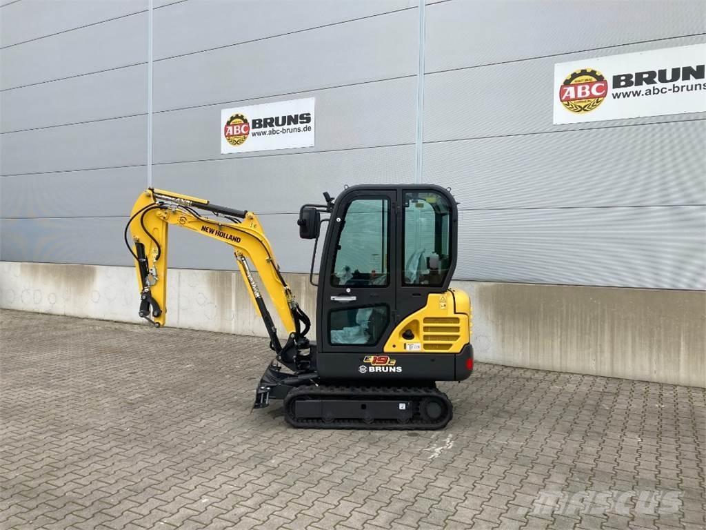 New Holland E 19C Mini ekskavatörler, 7 tona dek