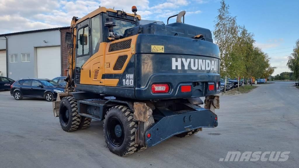 Hyundai HW 140 Lastik tekerli ekskavatörler