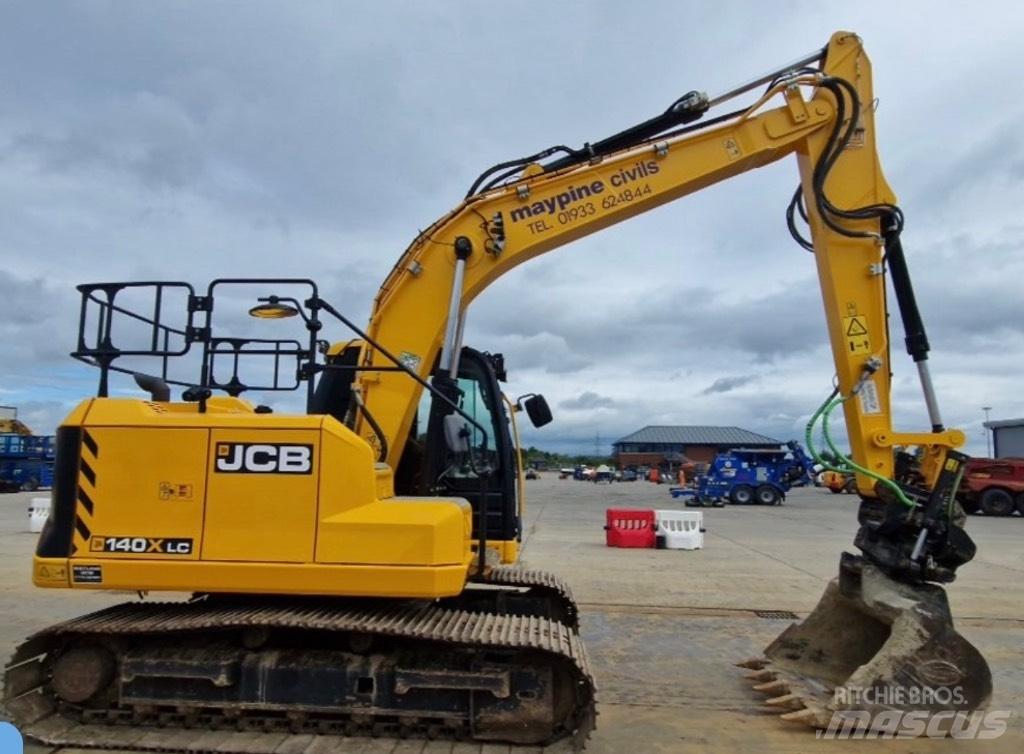 JCB 140X Steelwrist Paletli ekskavatörler