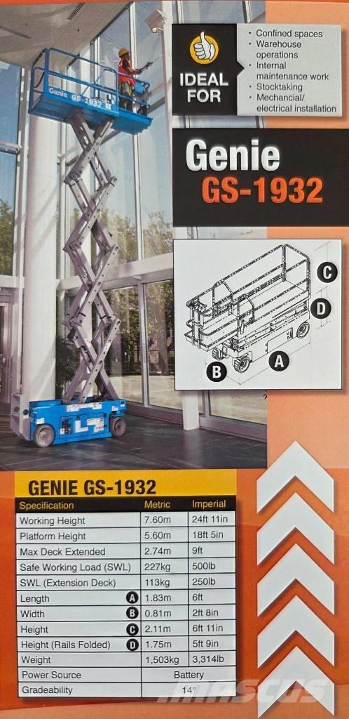 Genie GS 1932 Makasli platformlar