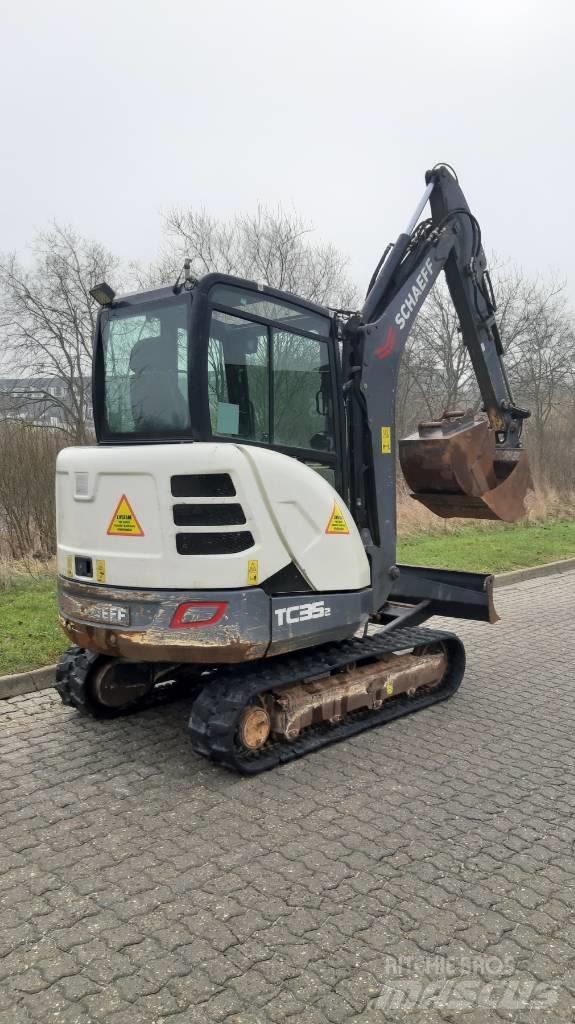 Schaeff TC35 Mini ekskavatörler, 7 tona dek